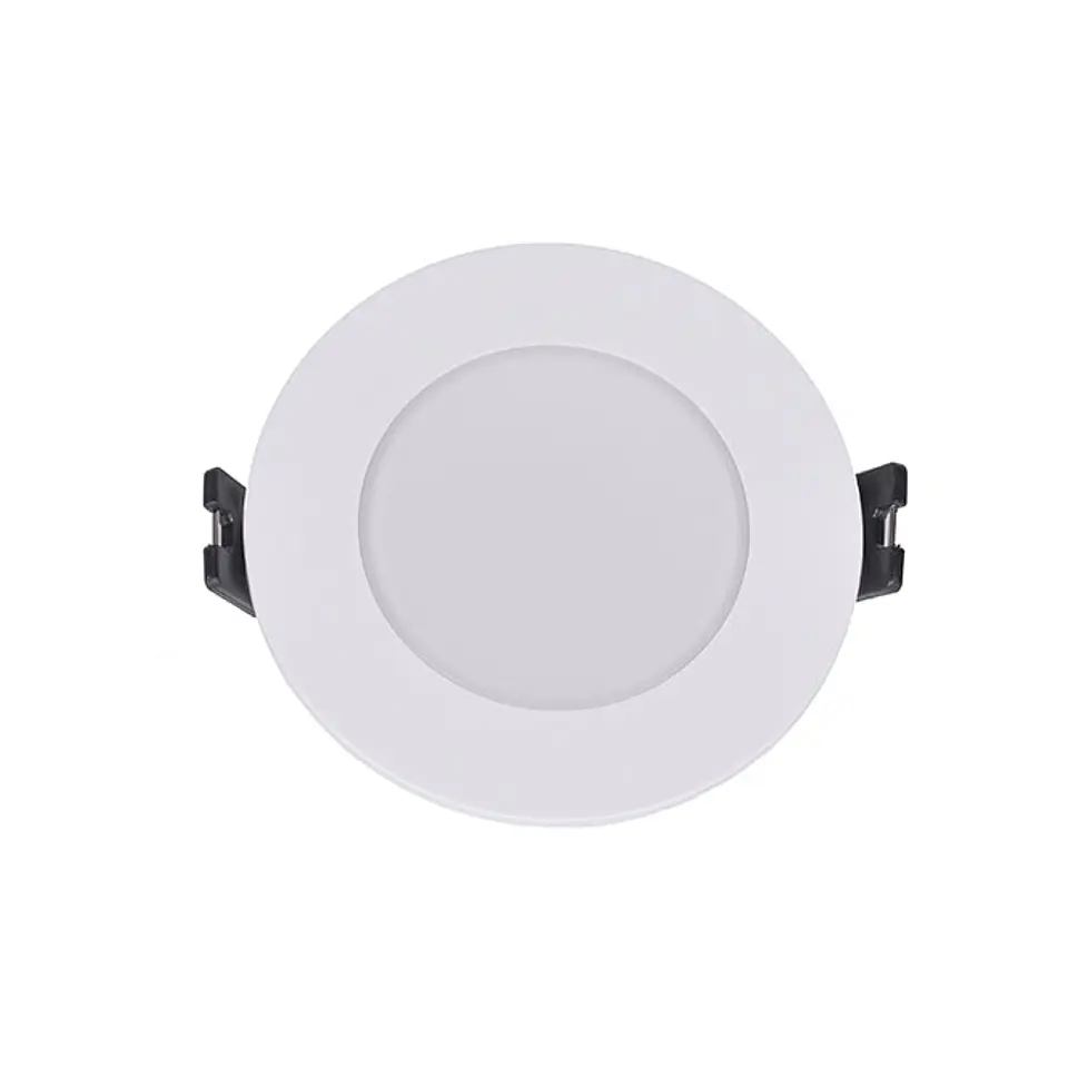 Aro de encastrar OLAVO redondo Alt.3,1xD.9cm policarbonato (PC) branco 1