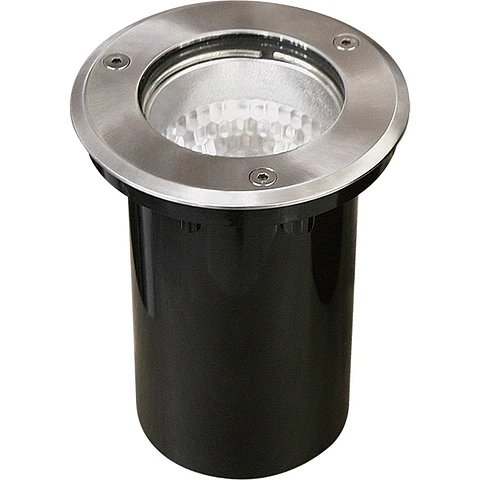 Foco de encastrar solo BIGORNE redondo IP65 1xE27 Alt.0,4xD.15cm níquel