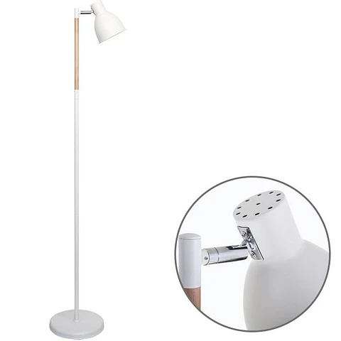 Candeeiro de pé DELZA 1xE27 Alt.147xD.33cm / natural