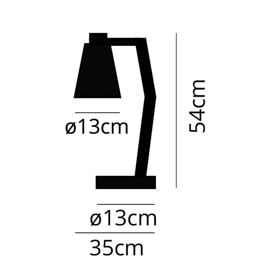Candeeiro de mesa DARCI 1xE27 Alt.Reg.xD.35cm / natural 3