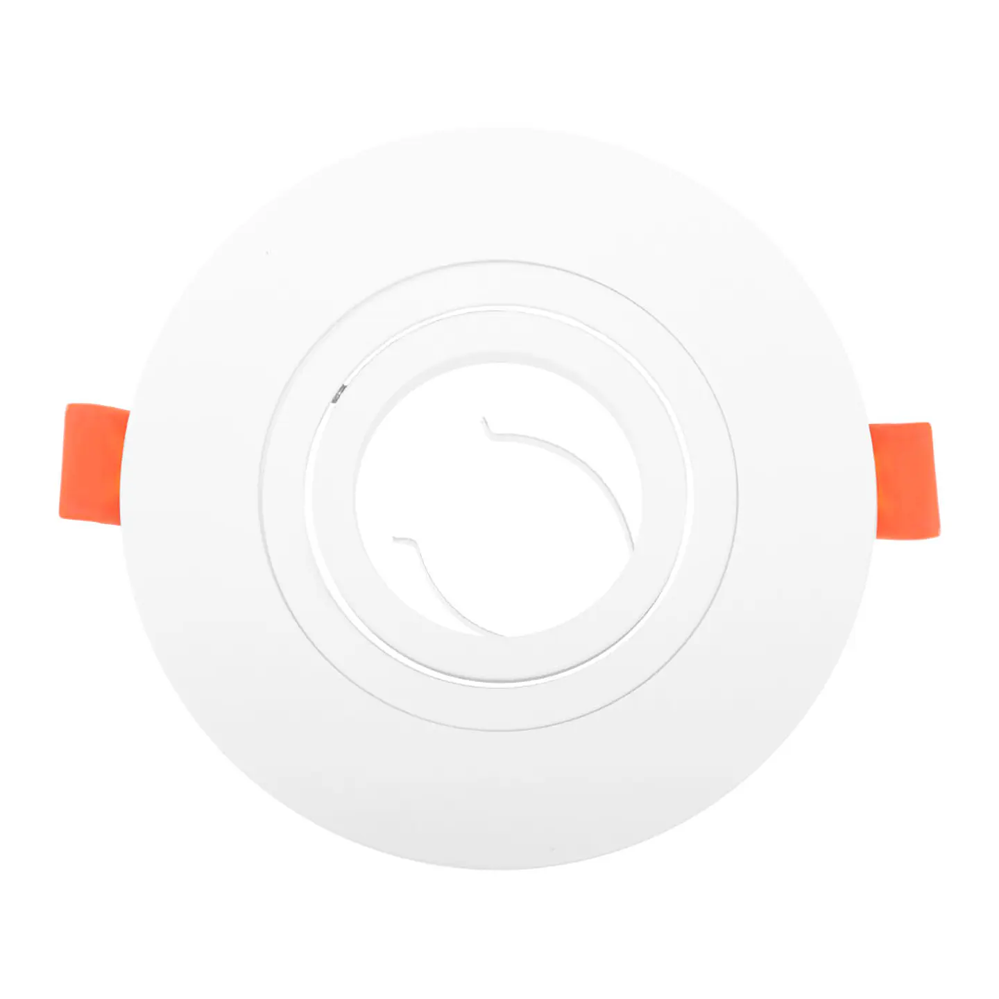 Aro de encastrar INTECA redondo rotativo Alt.2,5xD.11cm branco 2