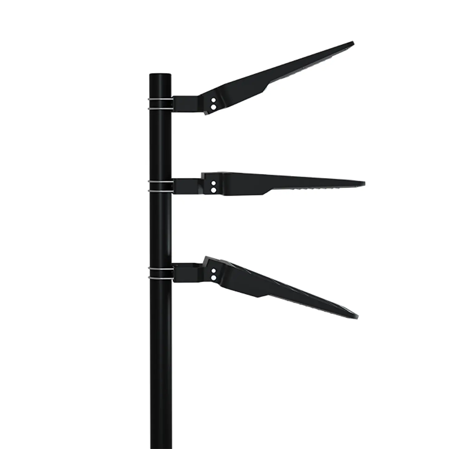 Aplique solar DALTON c/sensor e painel solar IP65 25W LED 3000lm 6000K 90° C.23,19xL.49,25xAlt.5,8cm 3