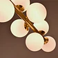 Candeeiro de tecto ANALU 16xG9 C.110xL.35xAlt.80cm dourado/branco - Thumbnail 3