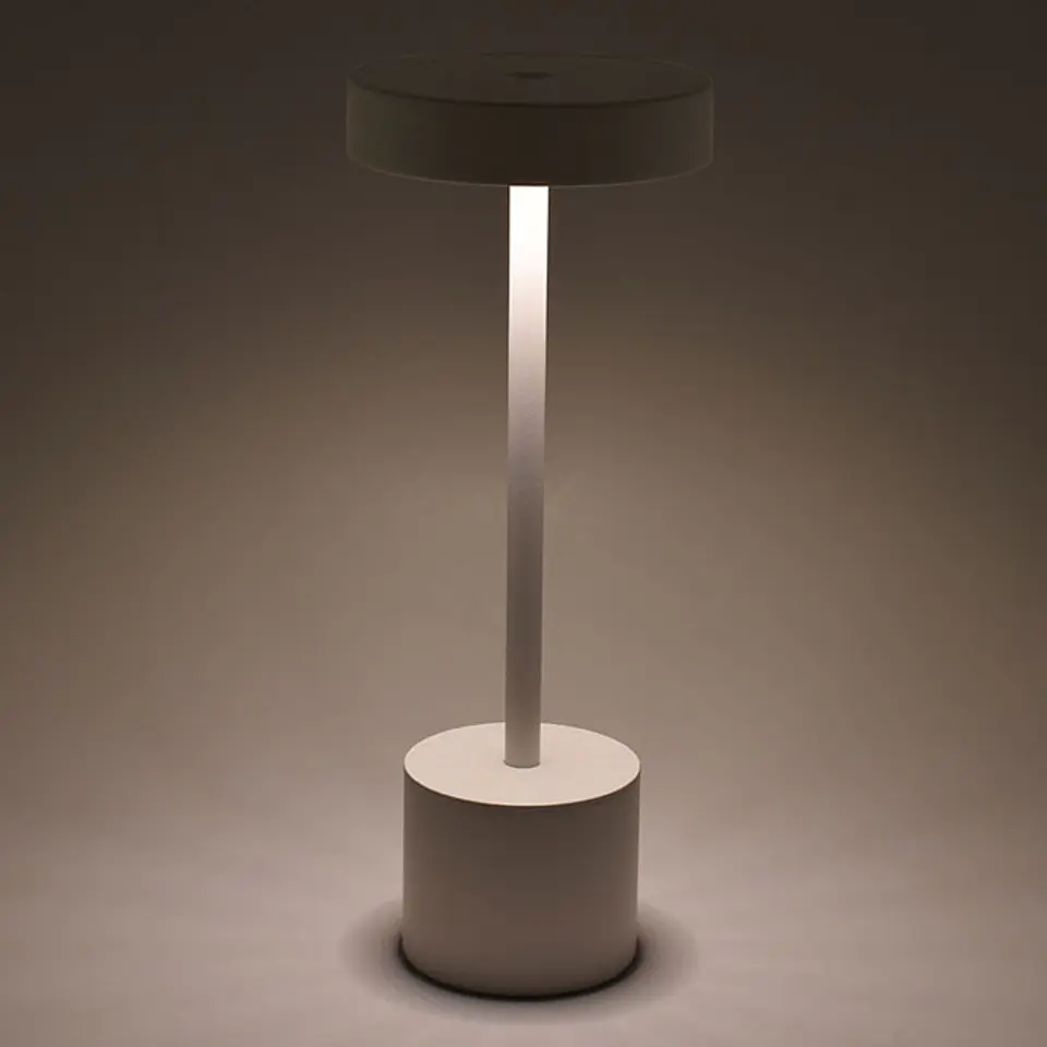 Candeeiro de mesa CANDY IP54 1x2W LED 230lm 3000K Alt.30xD.11,8cm , com carregador e cabo USB 2