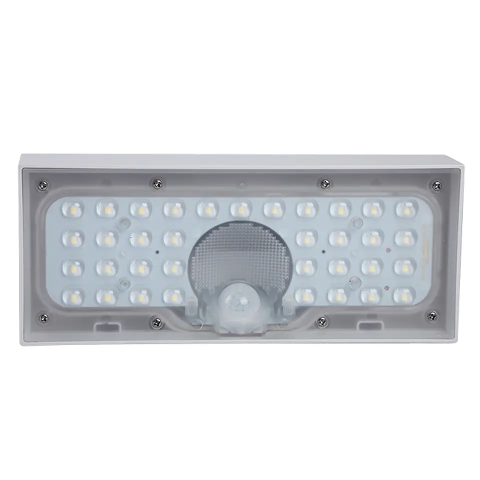Aplique solar SANDOVAL IP65 36W LED 900lm 4000K C.23xAlt.4,27cm branco 2