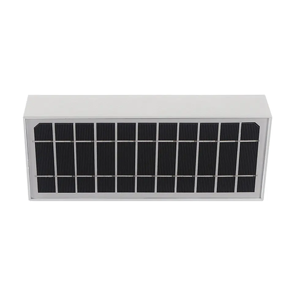 Aplique solar SANDOVAL IP65 36W LED 900lm 4000K C.23xAlt.4,27cm branco 3