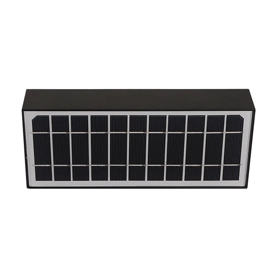 Aplique solar SANDOVAL IP65 6W LED 900lm 4000K C.23xL.7,9xAlt.4,27cm preto 3