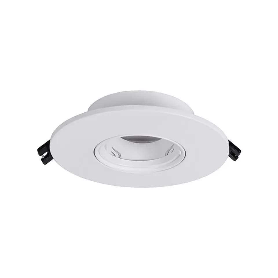 Aro de encastrar ONIRO redondo Alt.2,9xD.11cm policarbonato (PC) branco 1