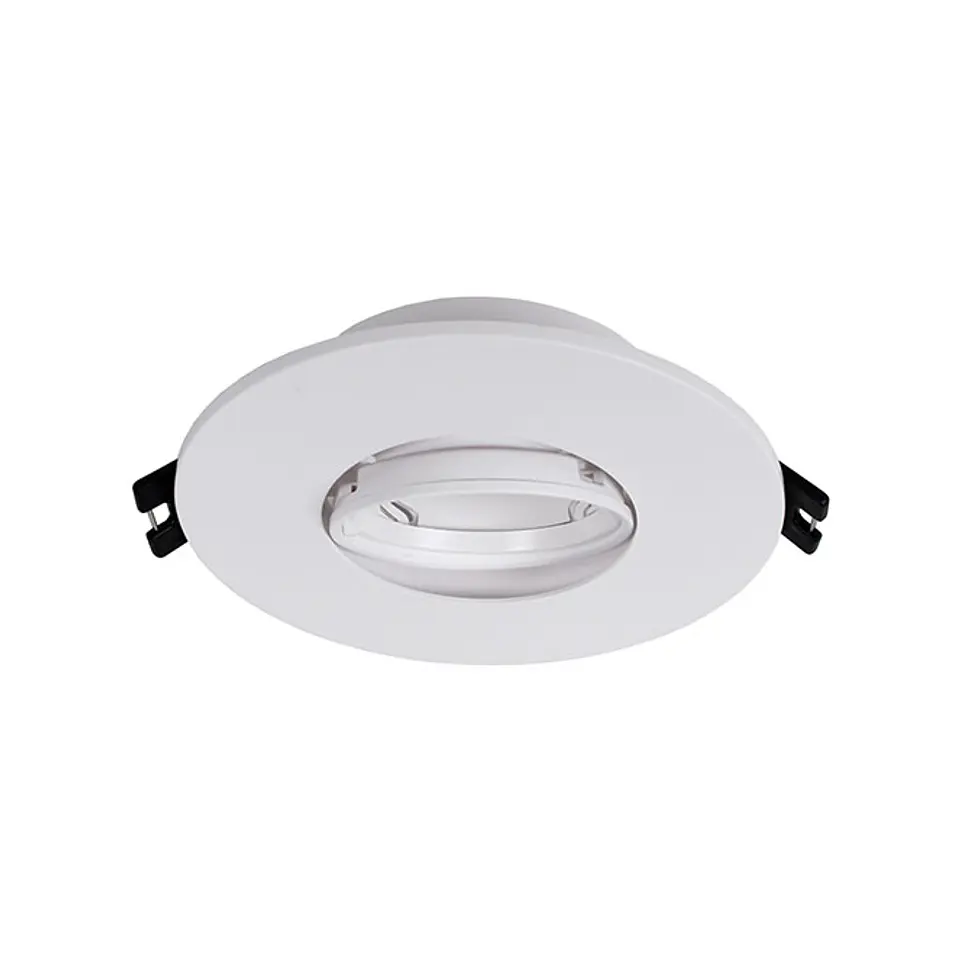 Aro de encastrar ONIRO redondo Alt.2,9xD.11cm policarbonato (PC) branco 2