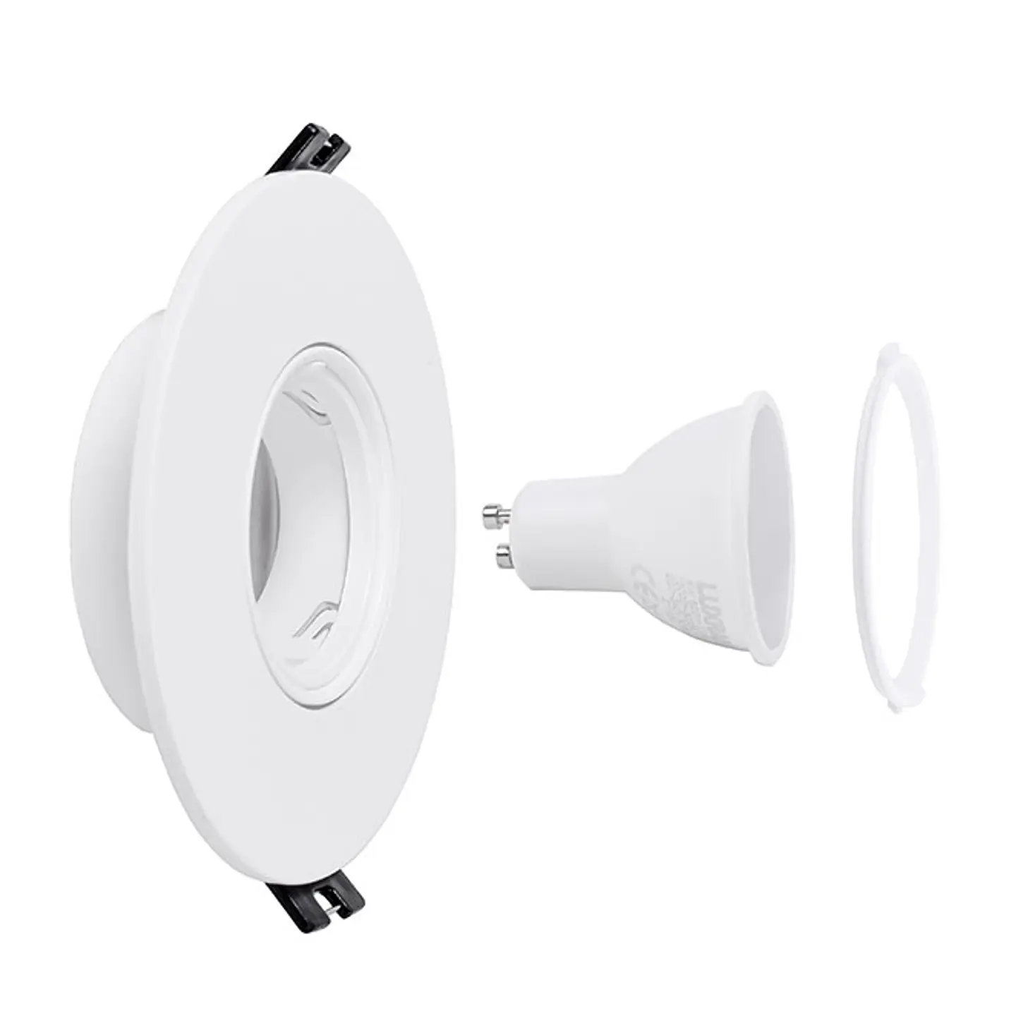 Aro de encastrar ONIRO redondo Alt.2,9xD.11cm policarbonato (PC) branco 3
