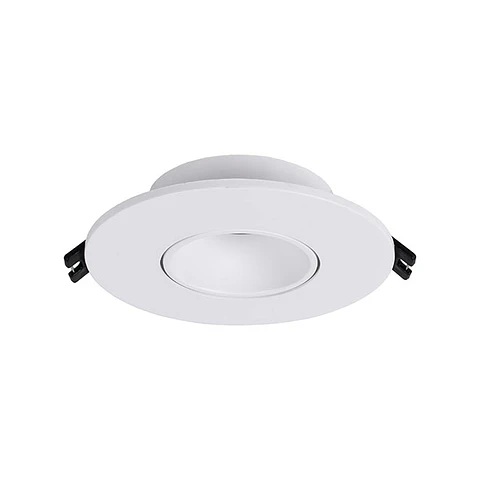 Aro de encastrar ONIRO redondo Alt.2,9xD.11cm policarbonato (PC) branco