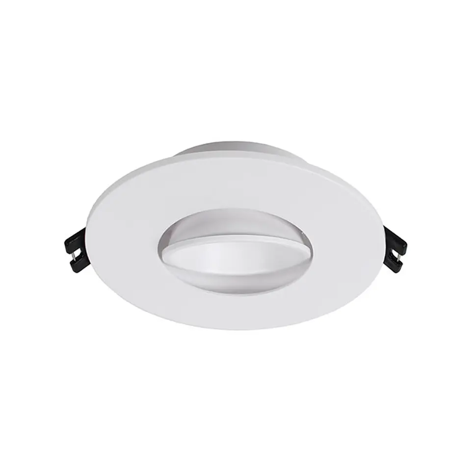 Aro de encastrar ONIRO redondo Alt.2,9xD.11cm policarbonato (PC) branco 2