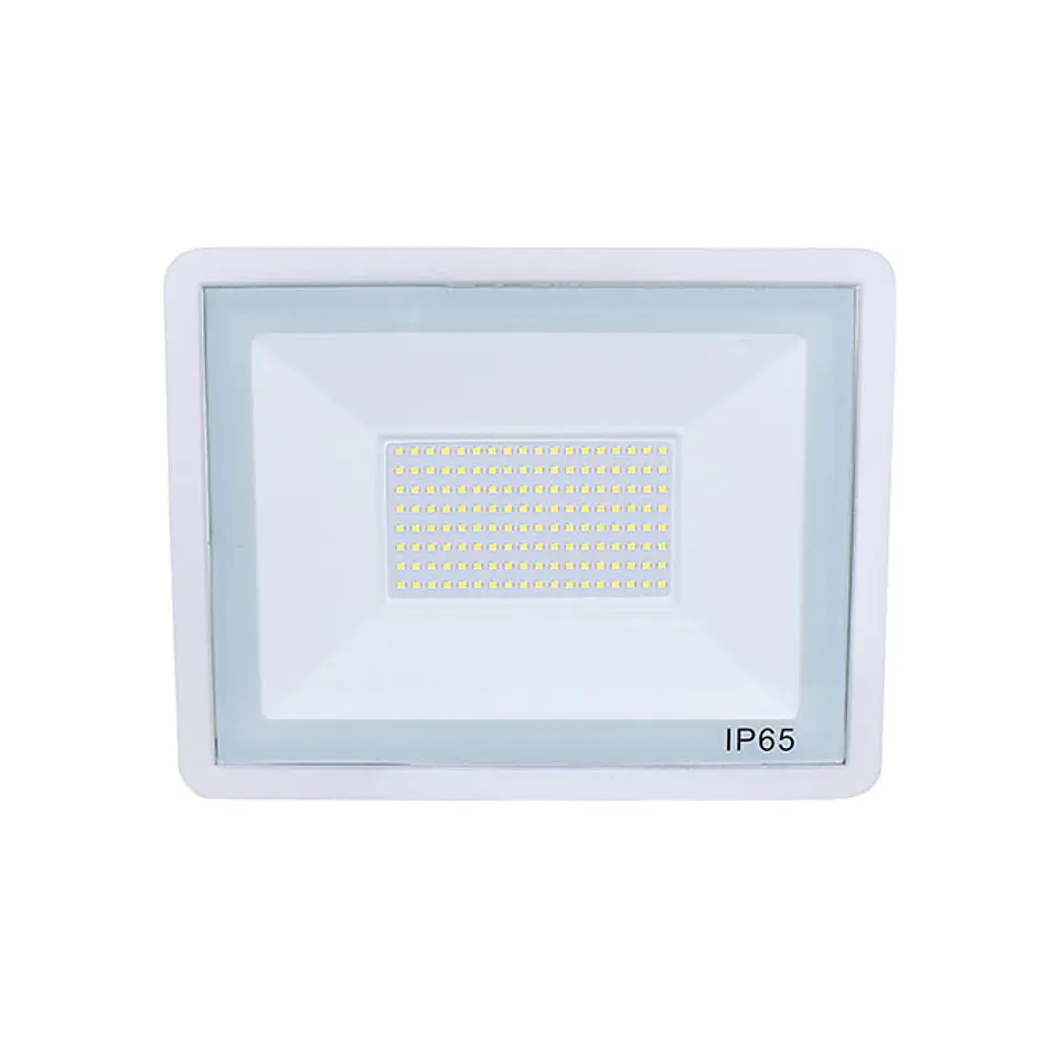 Projector TUMUT IP65 100W LED 8500lm 6400K 120°C.27,1xL.3,5xAlt.21,0cm branco 1