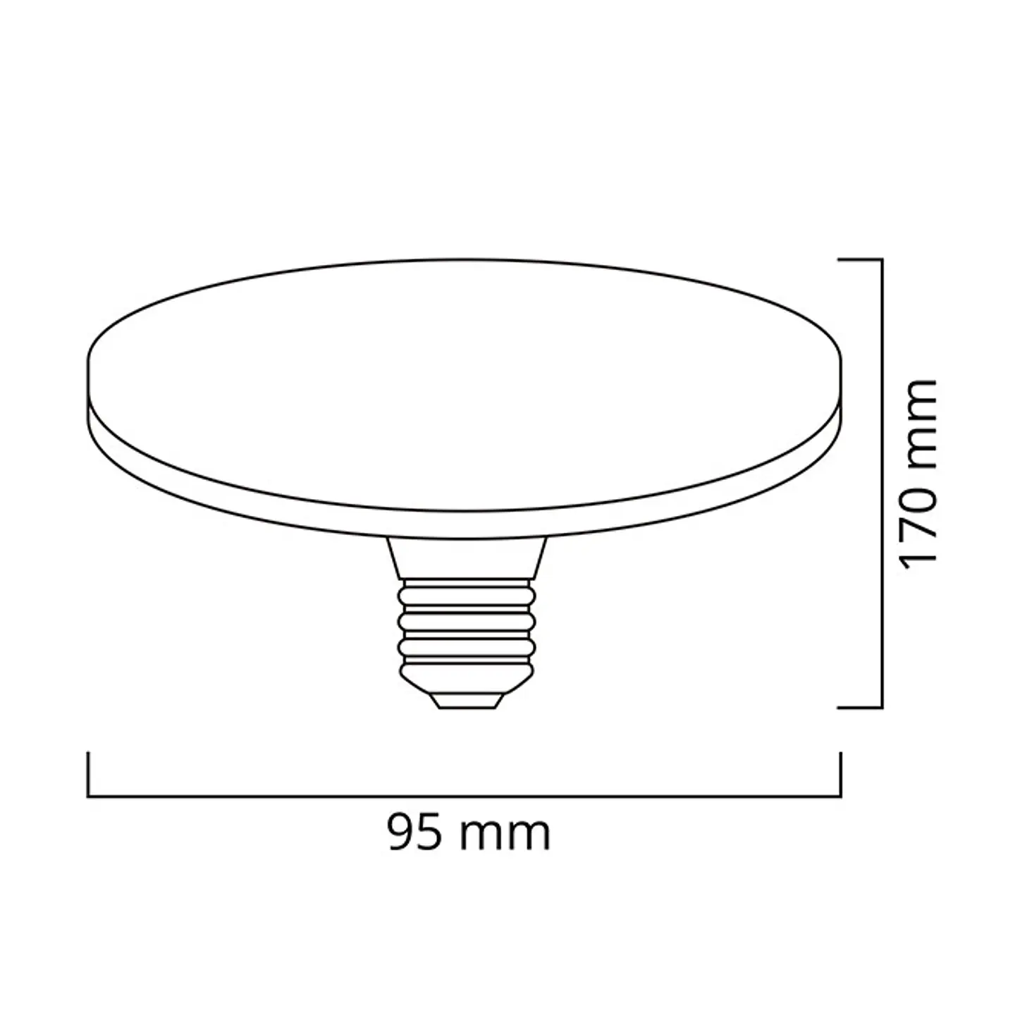 Lâmpada E27 (grosso) SURF EASY LED 24W 4000K 2500lm 120° Branca 2