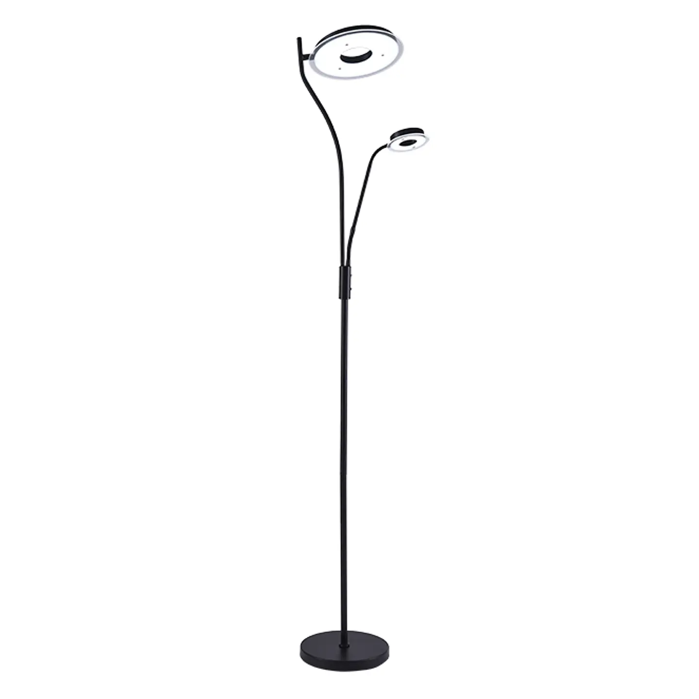 Candeeiro de pé GENOVA com braço de leitura 28W+7W LED 3000-6500K Alt.179xD.25cm 1