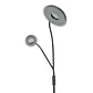 Candeeiro de pé GENOVA com braço de leitura 28W+7W LED 3000-6500K Alt.179xD.25cm - Thumbnail 2