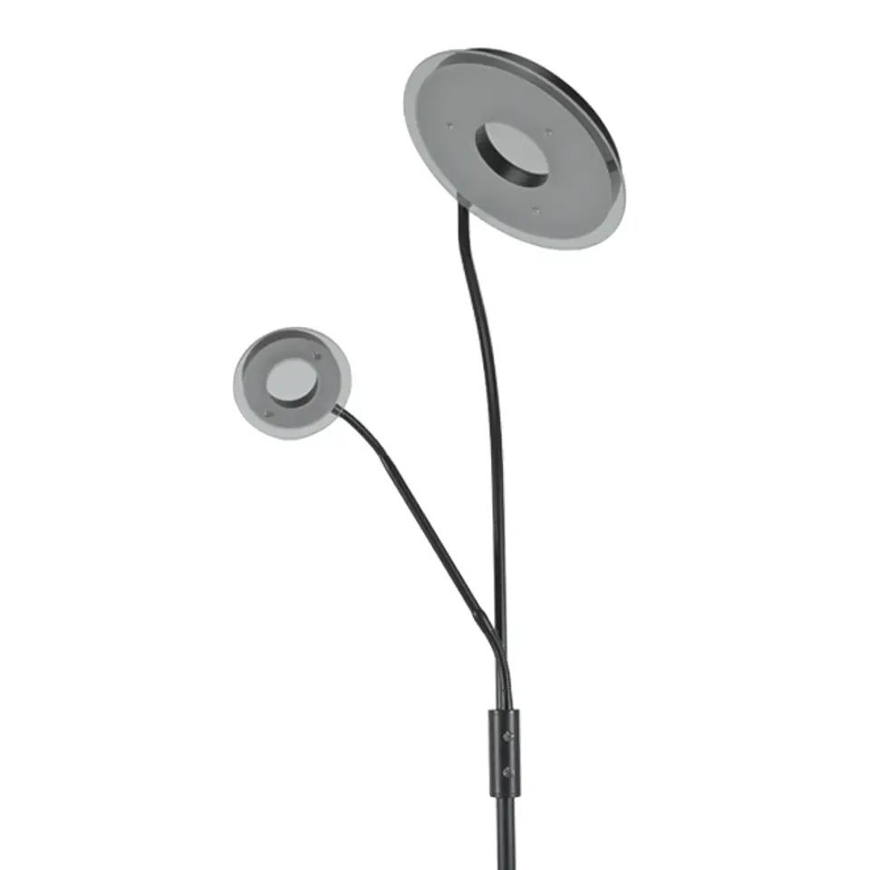 Candeeiro de pé GENOVA com braço de leitura 28W+7W LED 3000-6500K Alt.179xD.25cm 2