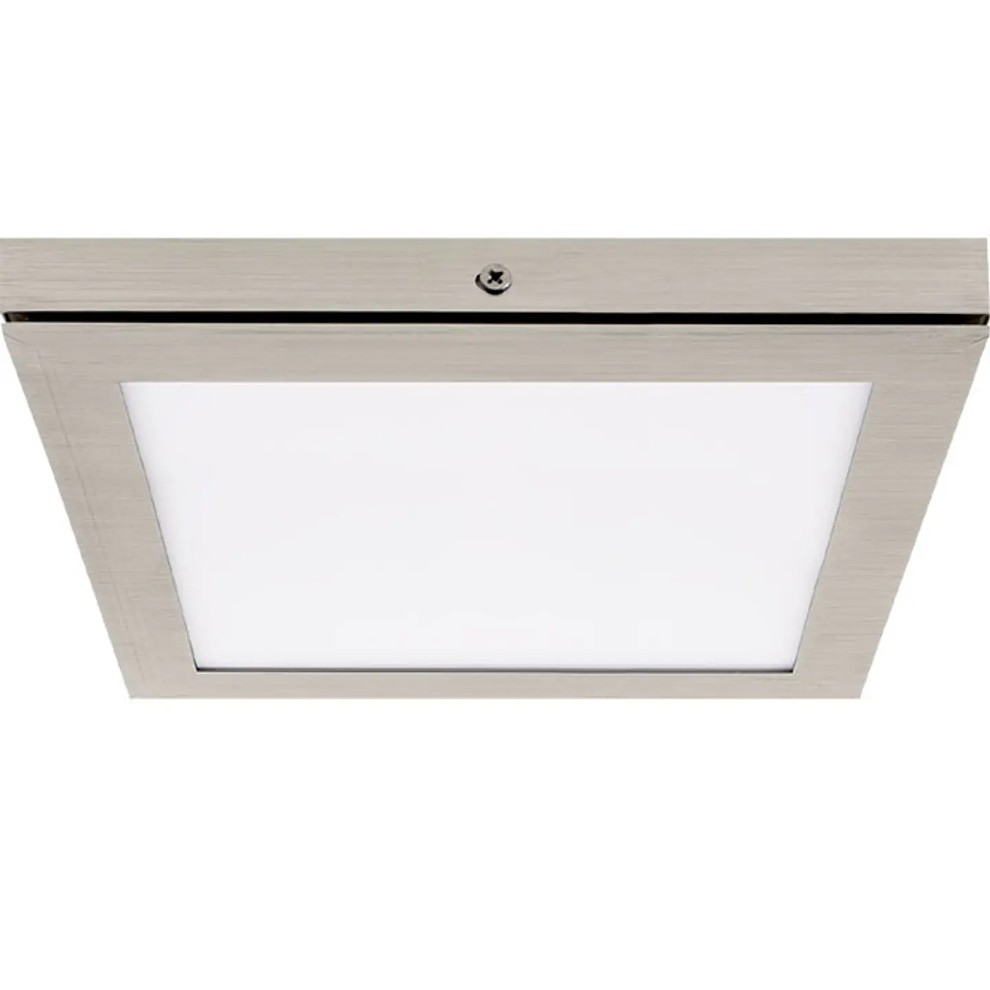 Painel de superfície TOLSTOI 22,5x22,5 18W LED 1080lm 4000K 120° C.22,5xL.22,5xAlt.2,3cm níquel 2