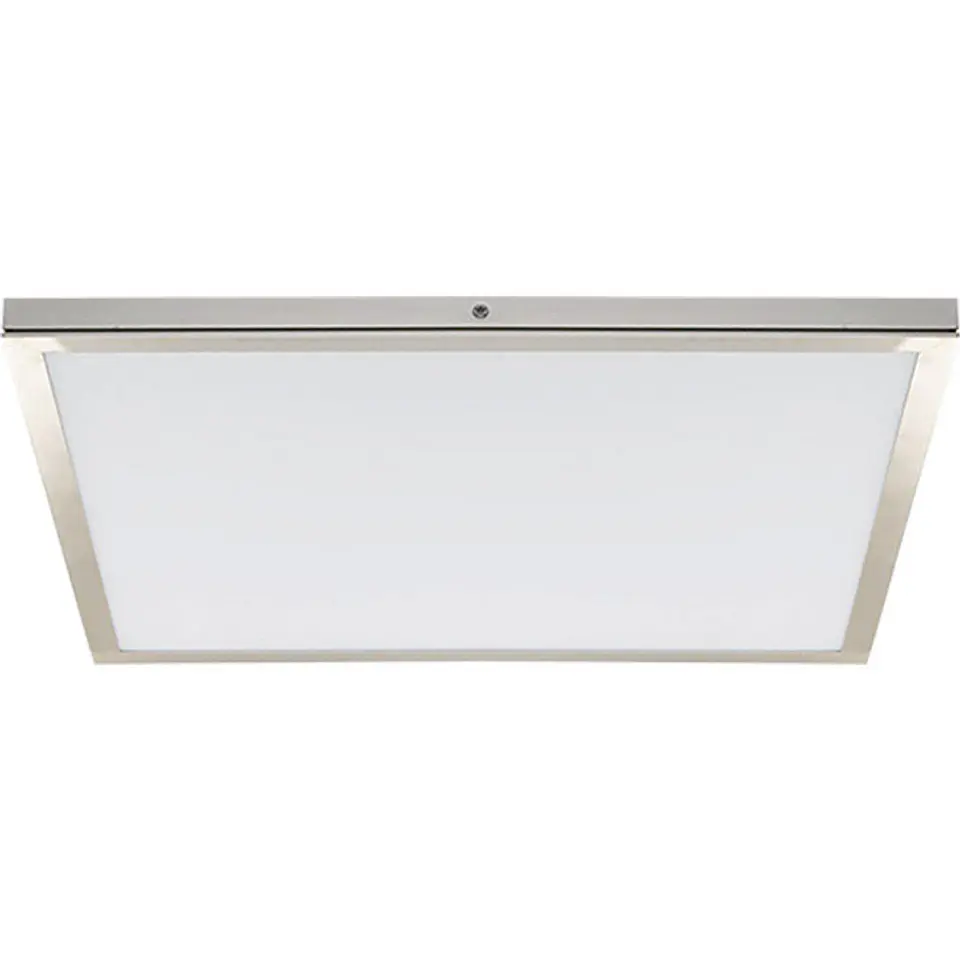 Painel de superfície TOLSTOI 30x30 1x24W LED 1920lm 3000K 120° C.30xL.30xAlt.2,3cm níquel 1