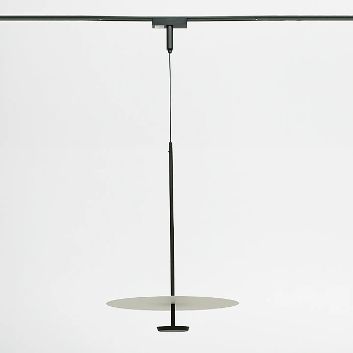 Suspensão para calha magnética PIQUET (2 condutores) 14W LED 1100lm 3000K 150° Alt.200xD.40cm preto 2