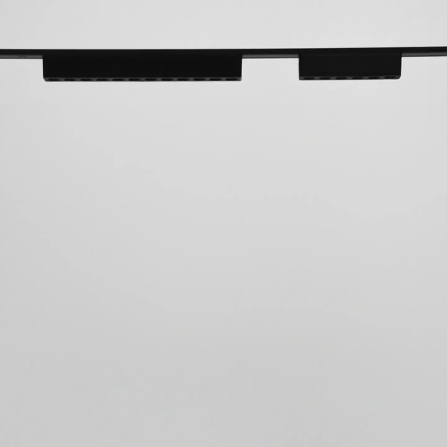 Barra para calha magnética PIQUET (2 condutores) 6W LED 480lm 3000K 24° C.12,2xL.2,6xAlt.2,4cm preto 2
