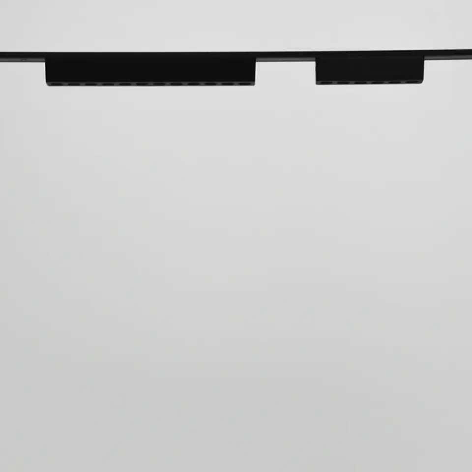 Barra para calha magnética PIQUET (2 condutores) 12W LED 940lm 3000K 24° C.23xL.2,6xAlt.2,4cm preto 2