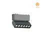 Barra orientável p/calha magnética PIQUET (2 condutores) 6W LED 480lm 3000K 24° C.12,2xL.2,6xAlt.8cm - Thumbnail 1