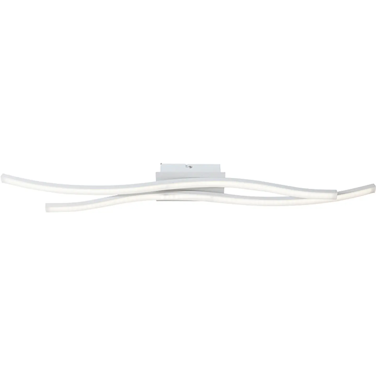 Plafond JORJA 2x12W LED 2400lm 4000K C.80xL.7,5xAlt.9cm branco 1