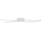 Plafond JORJA 2x12W LED 2400lm 4000K C.80xL.7,5xAlt.9cm branco - Thumbnail 1