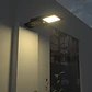 Aplique solar DALTON c/sensor e painel solar IP65 15W LED 1600lm 6000K 90° C.23,19xL.49,25xAlt.5,8cm - Thumbnail 3