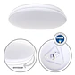 Plafond DRIFT 18W LED 1440lm 6400K Alt.6xD.32cm branco - Thumbnail 1