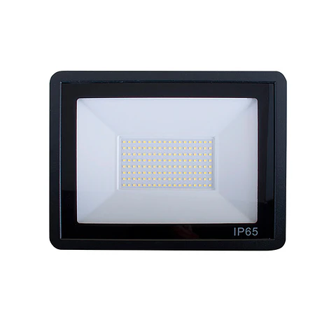 Projector TUMUT IP65 100W LED 6000lm 6400K 120°C.27,1xL.3,5xAlt.21,0cm preto