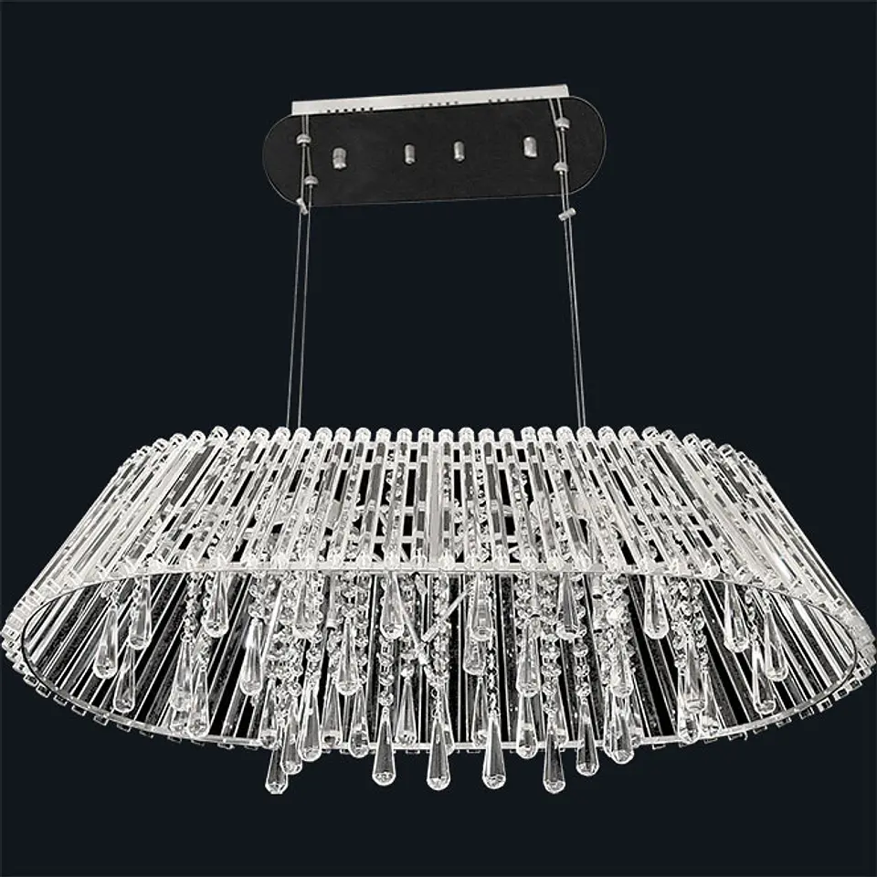 Candeeiro de tecto ESTALACTITE 16xG4 12V C.82xL.45xAlt.Reg.cm 1