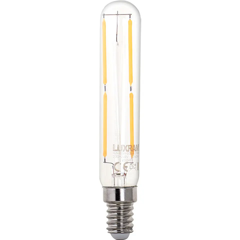 Lâmpada E14 (fino) T20 CLASSIC DECOLED 4W 2700K 400lm Transparente 1