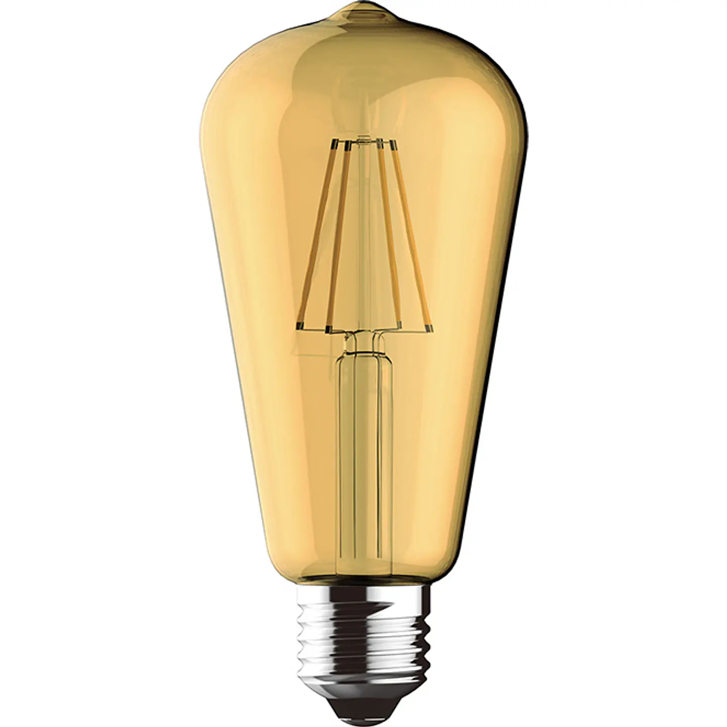Lâmpada E27 (grosso) VALUE VINTAGE LED 4W 2200K 330lm Ambar 1