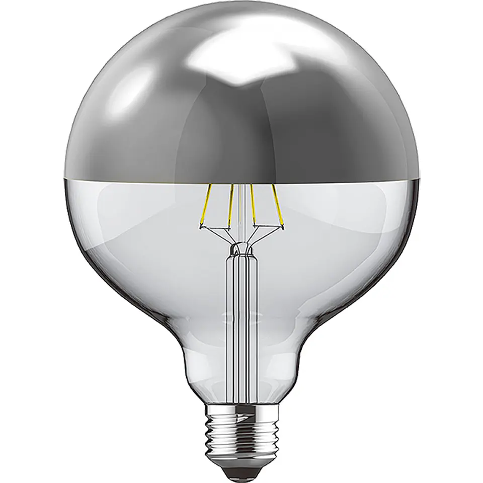 Lâmpada E27 (grosso) Globo CLASSIC TOPLED D95 4W 2700K 400lm Prateada 1