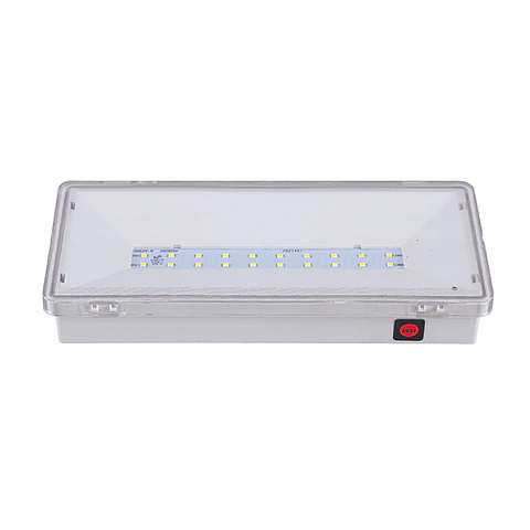 Luz de emergência KALLUS mista 1x4,5W LED 200lm 4000K C.23,5xL.10,5xAlt.3,6cm Branco