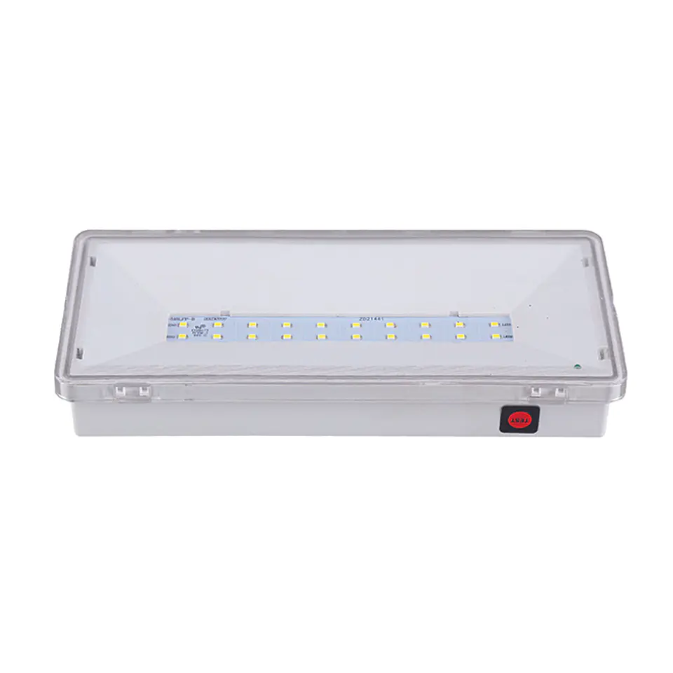 Luz de emergência KALLUS mista 1x4,5W LED 200lm 4000K C.23,5xL.10,5xAlt.3,6cm Branco 1