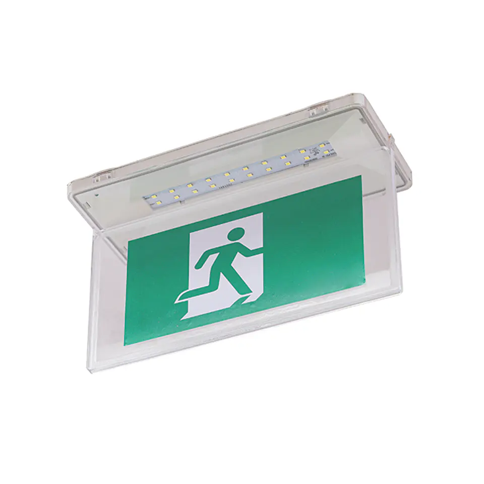 Luz de emergência KALLUS mista 1x4,5W LED 200lm 4000K C.23,5xL.10,5xAlt.3,6cm Branco 2