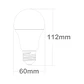 Lâmpada E27 (grosso) GLS (standard) ECOMAX 11W 6400K 1055lm - Thumbnail 2