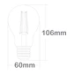 Lâmpada E27 (grosso) GLS (standard) CLASSIC LED 8W 2700K 1055lm - Thumbnail 2