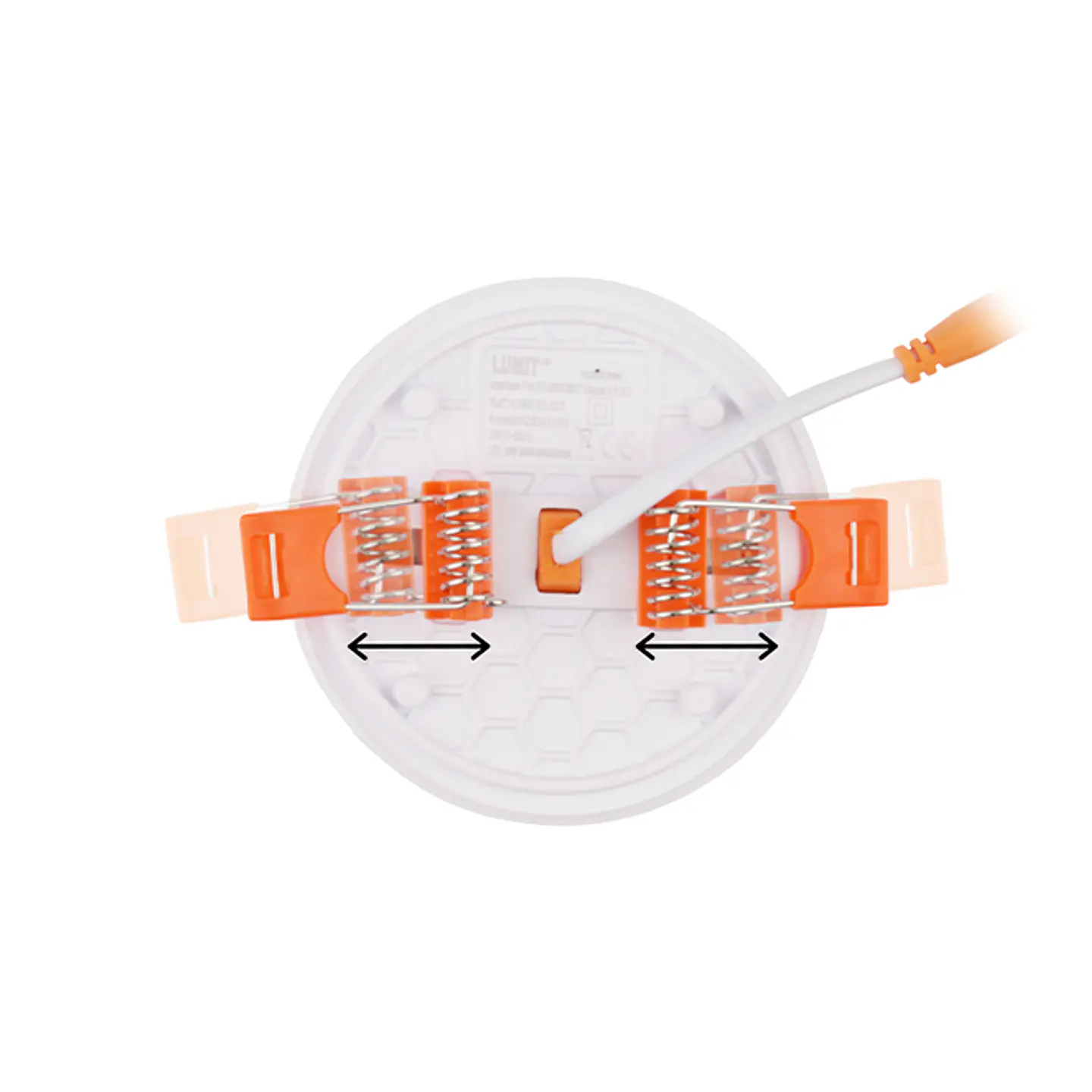Foco de encastrar LIRA CCT redondo 10W LED 1000lm 3000-4000-6500K Alt.2xD.8,5cm branco 2