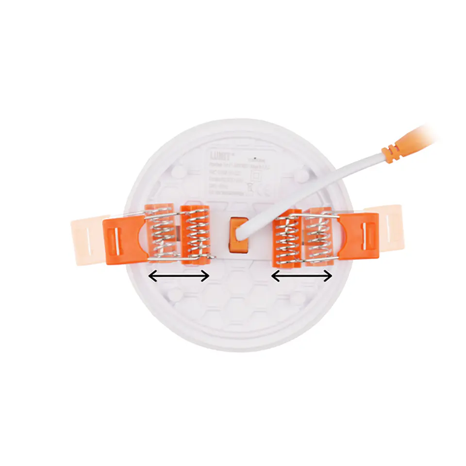 Foco de encastrar LIRA CCT redondo 10W LED 1000lm 3000-4000-6500K Alt.2xD.8,5cm branco 2