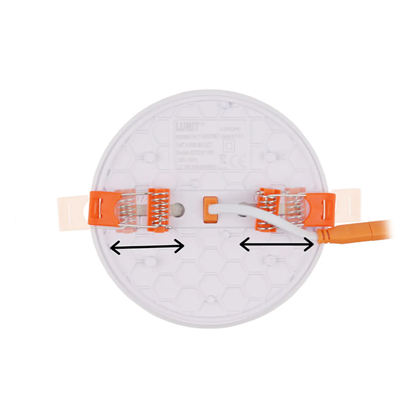 Foco de encastrar LIRA CCT redondo 18W LED 2000lm 3000-4000-6500K Alt.2xD.12cm branco 2