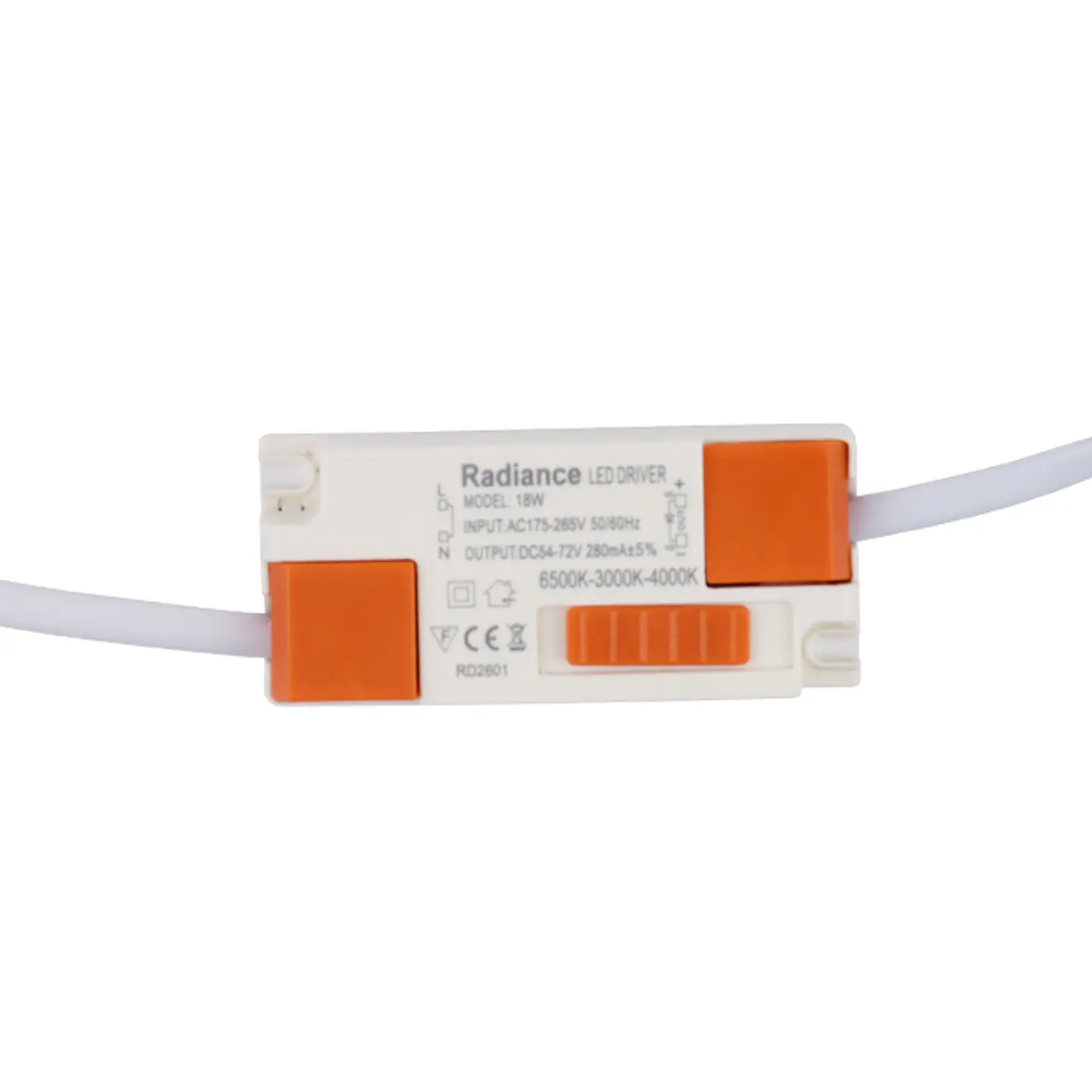 Foco de encastrar RUPIA CCT quadrado 18W LED 2000lm 3000-4000-6500K C.12xL.12xAlt.2cm branco 3