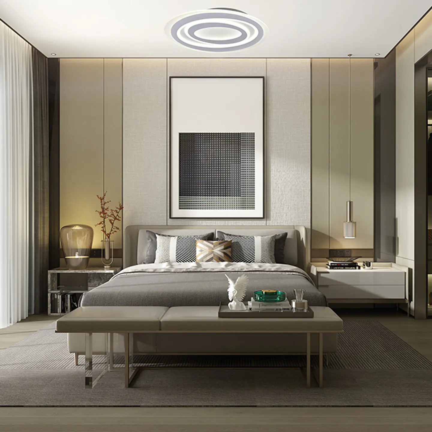 Plafond SAVÍNIA 136W LED 3200-4000-6000K branco 3