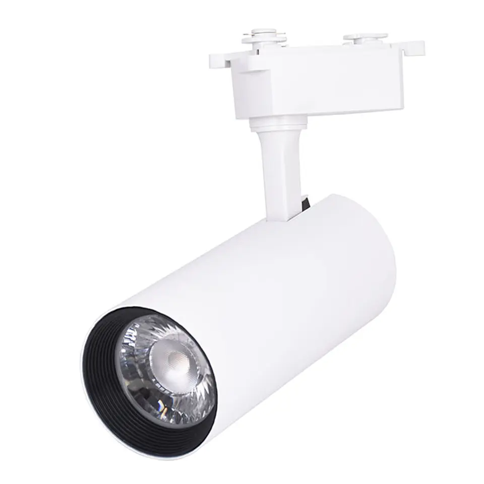 Foco para calha LINE PRO X2 (2condutores) 35W LED 3300lm 4000K 36° C.9xL.7,7xAlt25cm alumínio 1