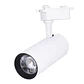 Foco para calha LINE PRO X2 (2condutores) 35W LED 3300lm 6400K 36° C.9xL.7,7xAlt25cm alumínio branco - Thumbnail 1