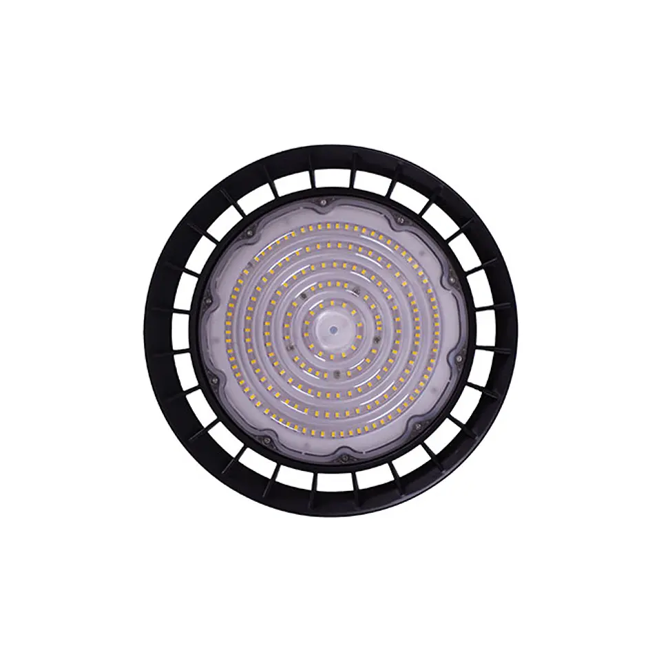 Campânula MEGAVISION IP65 1x150W LED 22500lm 6500K 90° Alt.11xD.31cm preto 2