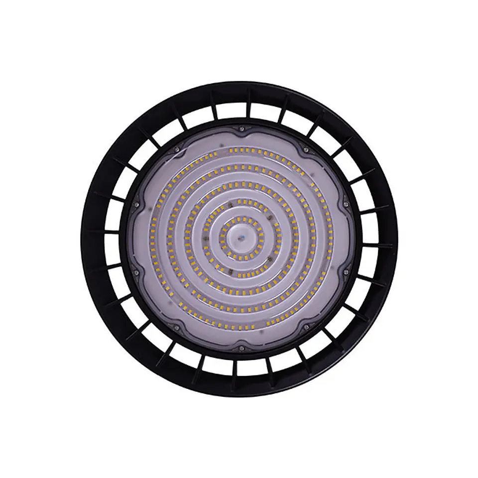 Campânula MEGAVISION IP65 1x200W LED 30000lm (150lm/W) 6500K 90° Alt.11xD.36cm preto 2